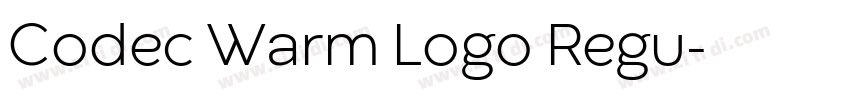 Codec Warm Logo Regu字体转换